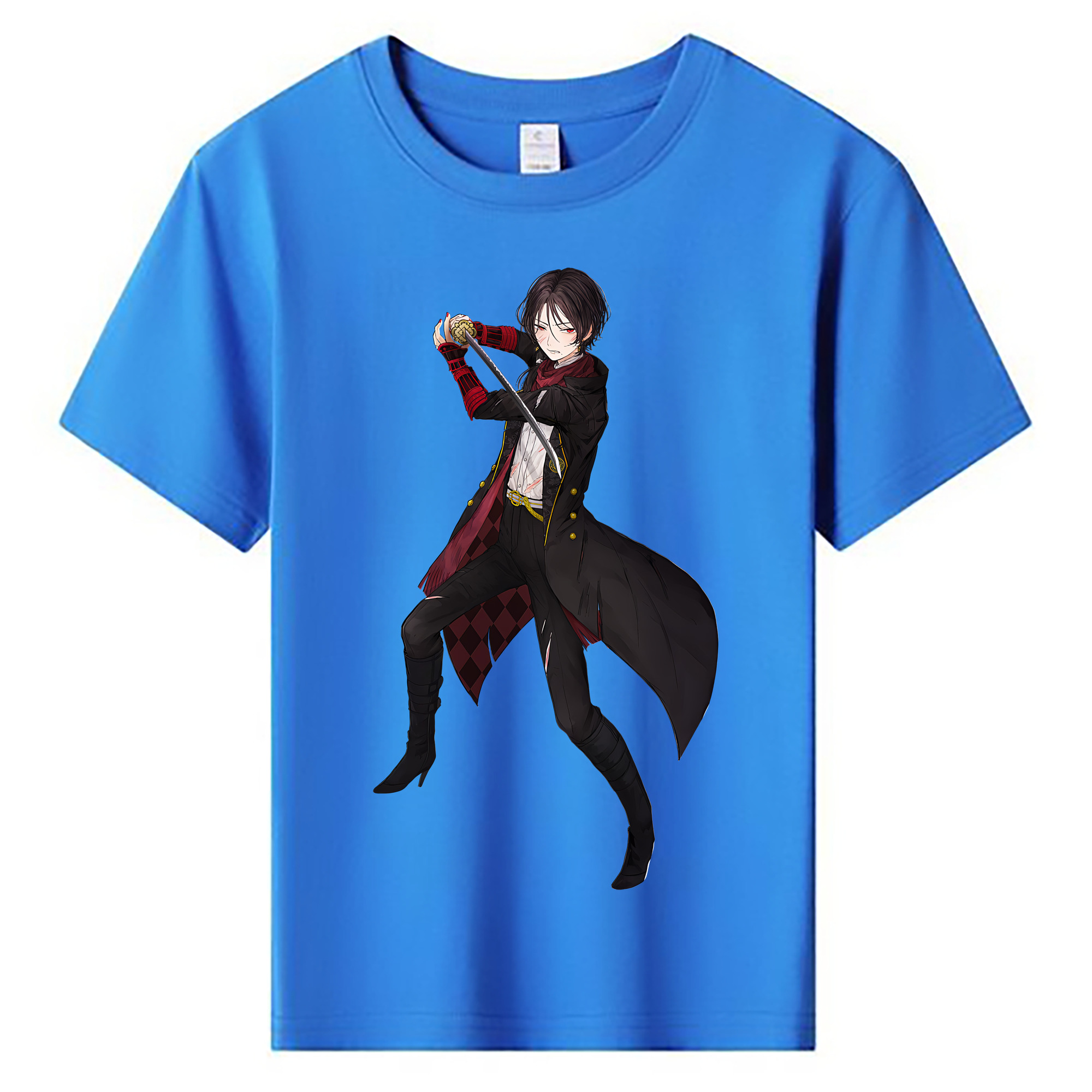 （画像用） 刀剣乱舞 Touken Ranbu 綿100％キッズTシャツ（フロントプリント）